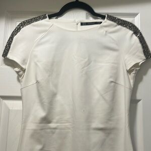 Zara beaded shoulder pads